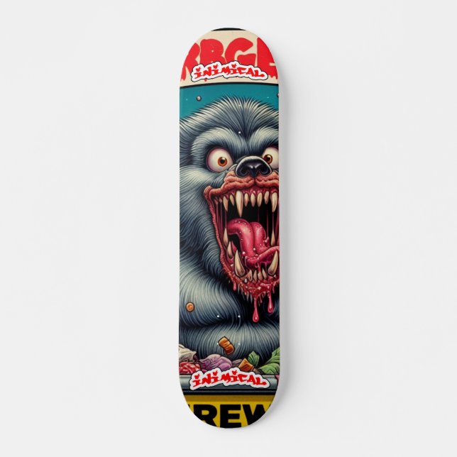 Skateboard för skadlig varulv (Framsida)