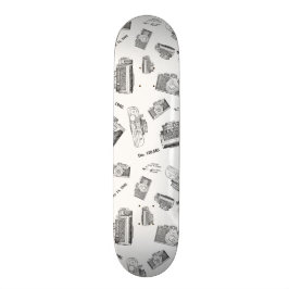 #skateboard för Skateboardkamerafoto Mini Skateboard Bräda 18,5 Cm