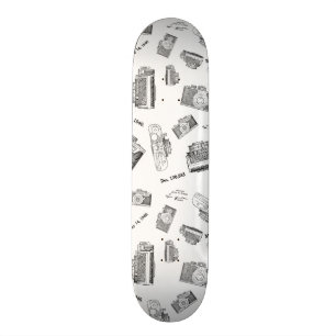 #skateboard för Skateboardkamerafoto Mini Skateboard Bräda 18,5 Cm