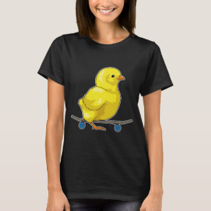 Skateboard för Skater av chick T Shirt