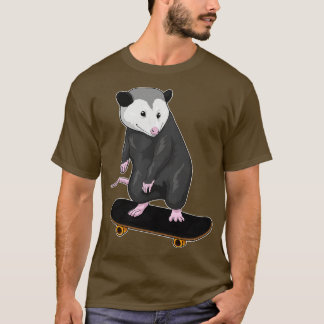 Skateboard för Skater av opossum T Shirt