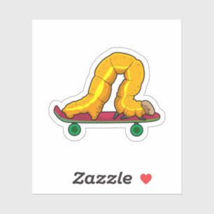 Skateboard för Skater av vattenpelare Klistermärken