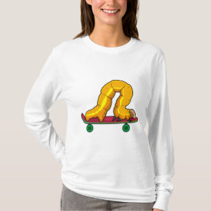 Skateboard för Skater av vattenpelare T Shirt