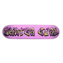 Skateboard för skaterflickagrafitti bräda 21,5 cm
