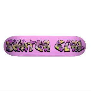 Skateboard för skaterflickagrafitti bräda 21,5 cm
