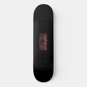 Skateboard för skräckskal Mörk
