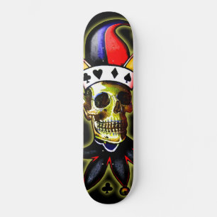 Skateboard för Skull Bräda 19,5 Cm