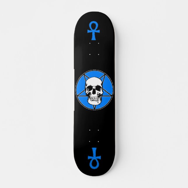 Skateboard för Skull Pentigram (Framsida)