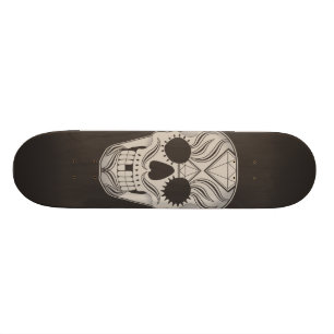 Skateboard för sockerskallekonst