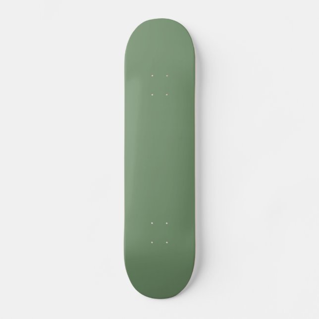 Skateboard för Solid Sage Grönt (Framsida)