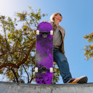 Skateboard för spridningseffekt för Lila av ljusfä