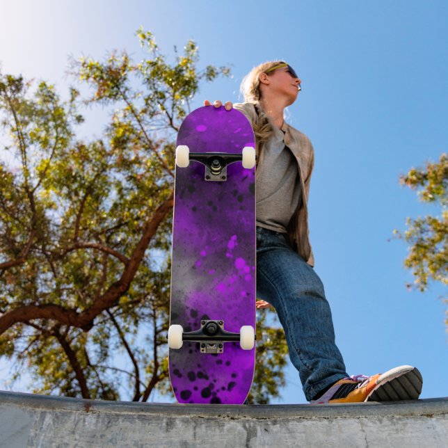Skateboard för spridningseffekt för Lila av ljusfä (Utomhus 1)
