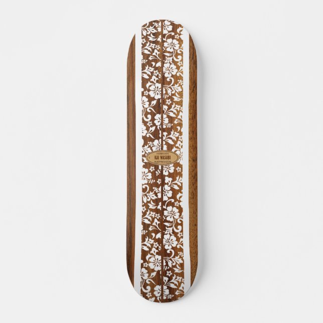 Skateboard för surfa för Mokuleia anpassadevintage Bräda 20,5 Cm (Framsida)