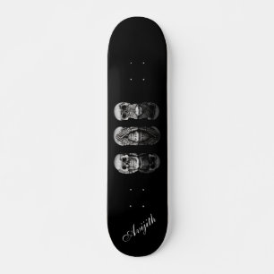 Skateboard för svart, blå modern Anpassningsbar