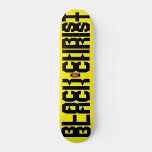 Skateboard för SVART CHRIST-OFFICIELL