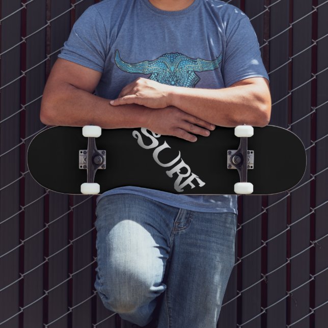 Skateboard för svart surfa (Utomhus 3)