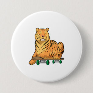 Skateboard för tigerSkater Knapp