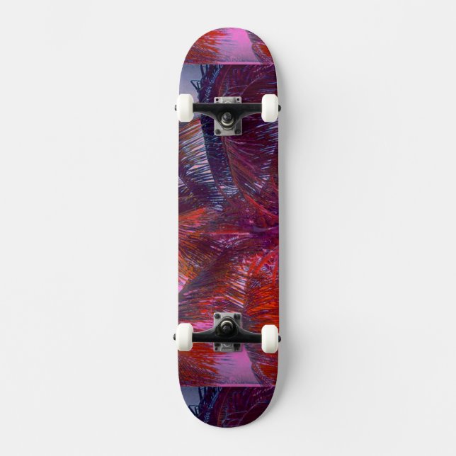 Skateboard för tropisk Färg-våg Bräda 20 Cm (Framsida)