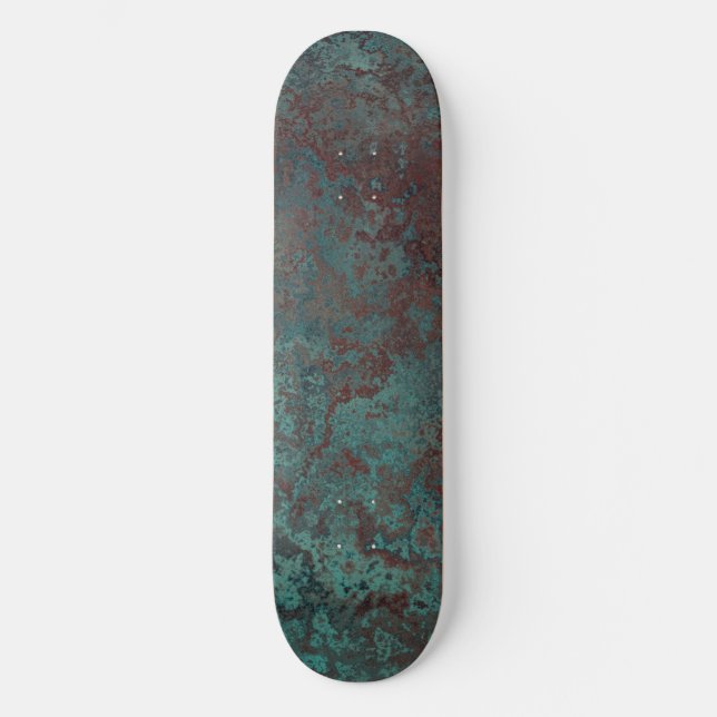 Skateboard för tryckning av korrosion "Copper" Bräda 21,5 Cm (Framsida)