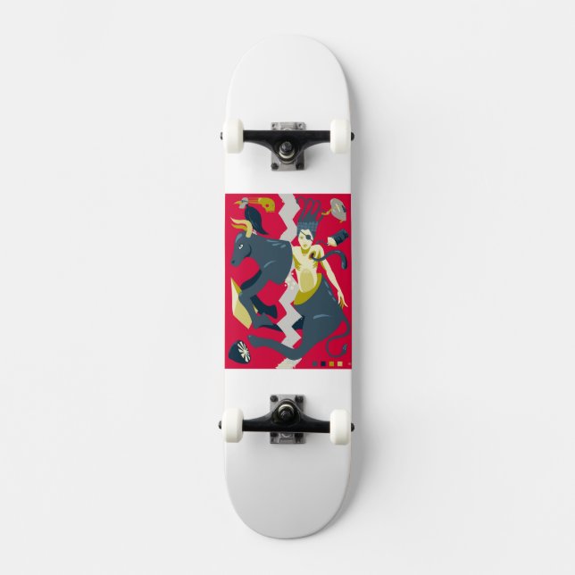 Skateboard för tunn tjur (Framsida)