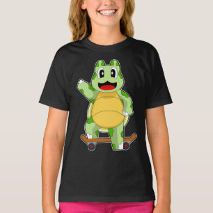 Skateboard för Turtle Skater T Shirt