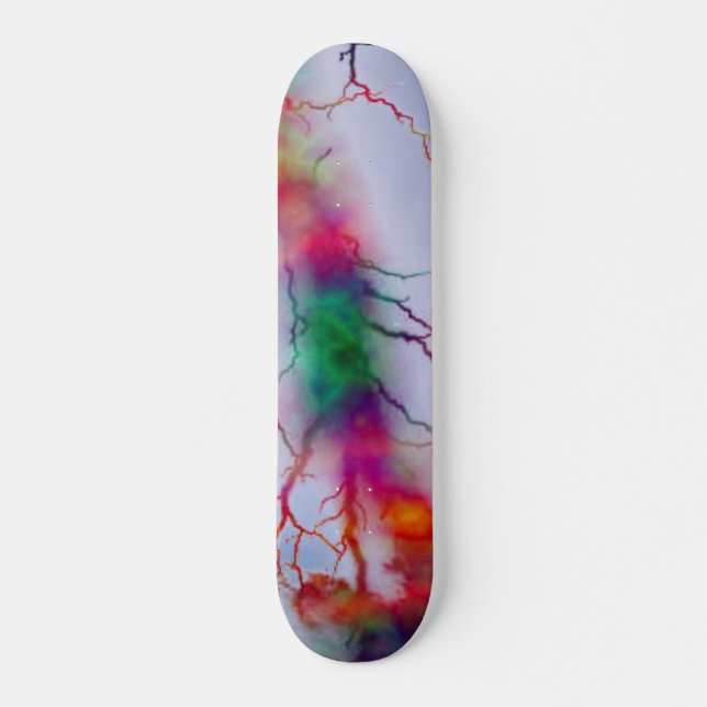 Skateboard för Tymofärg-blixt (Framsida)