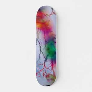 Skateboard för Tymofärg-blixt