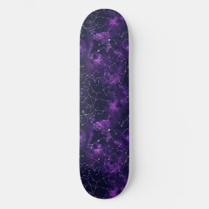 Skateboard för unik Lila-astrologidesign
