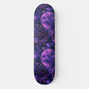 Skateboard för unik Lila-astrologidesign