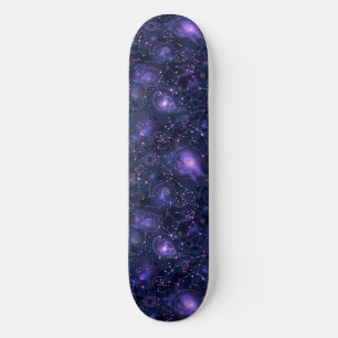Skateboard för unik Lila-astrologidesign