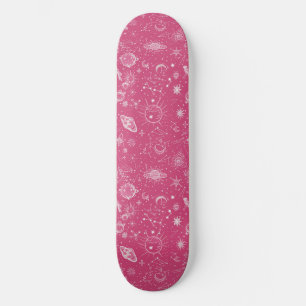 Skateboard för unik Rosa-astrologidesign