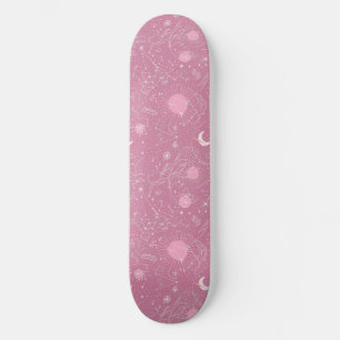 Skateboard för unik Rosa-astrologidesign