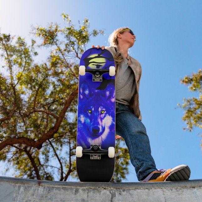 Skateboard för utformning av varg (Utomhus 1)