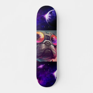 Skateboard för UTRYMME BULLDOG FUNNY