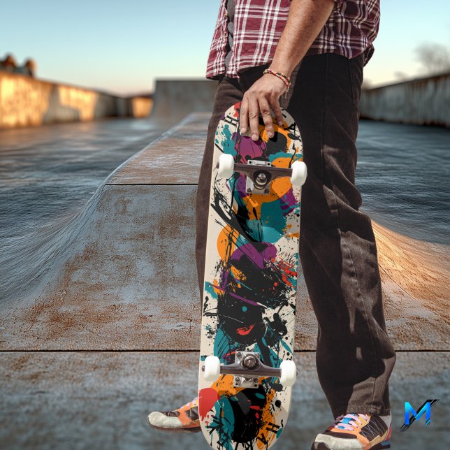 Skateboard för uttryck av abstrakt - fet Stänk Art (Skapare uppladdad)