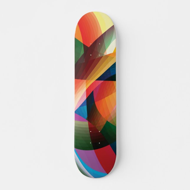 Skateboard för vackra Abstrakter (Framsida)