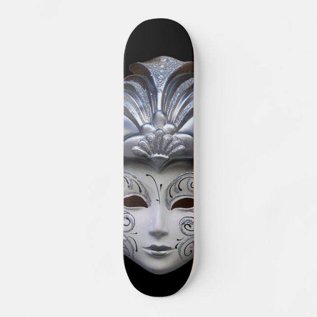 Skateboard för venetianska maskor bräda 19,5 cm (Framsida)