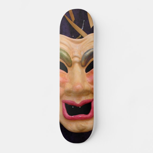 Skateboard för venetianska maskor bräda 20 cm (Framsida)