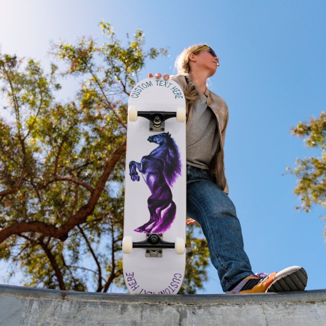 Skateboard för Vild med Anpassningsbar text (Utomhus 1)