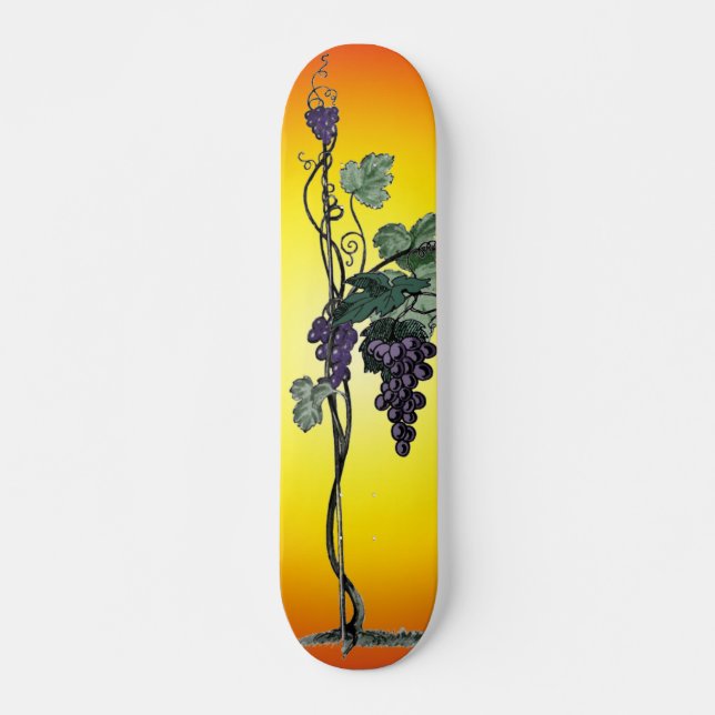 Skateboard för vindruvor bräda 20,5 cm (Framsida)