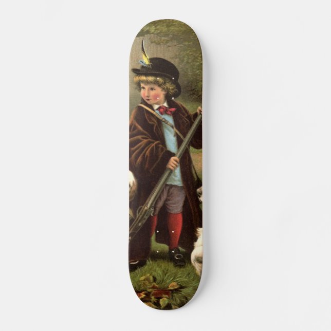 Skateboard för vintage Art (Framsida)