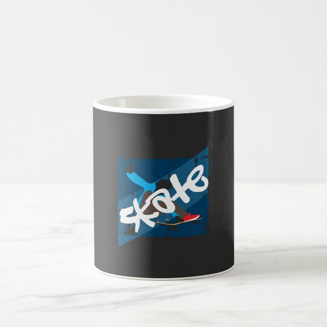 Skateboard för vintage kaffemugg (Center)