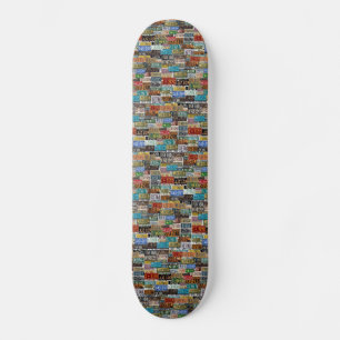 Skateboard för vintage License Tallrikar Bräda 19,5 Cm