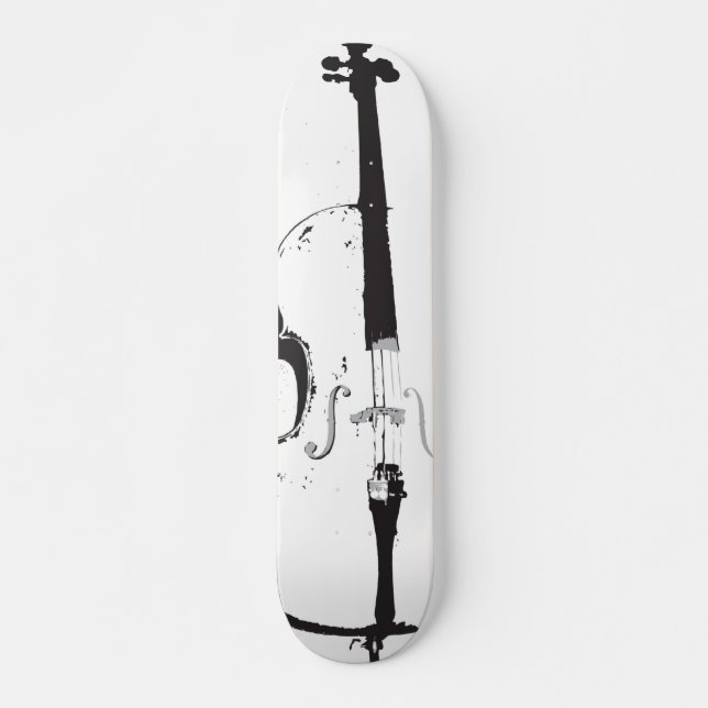skateboard för violoncelldesignkonst (Framsida)