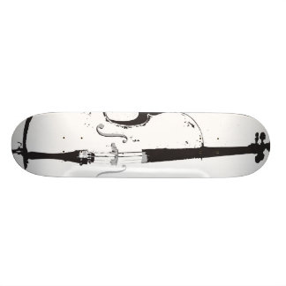 skateboard för violoncelldesignkonst