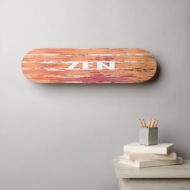Skateboard för vita frön (Väggkonst (Horz))