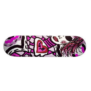 Skateboard för Zan Hanhof Animeflicka Bräda 20,5 Cm