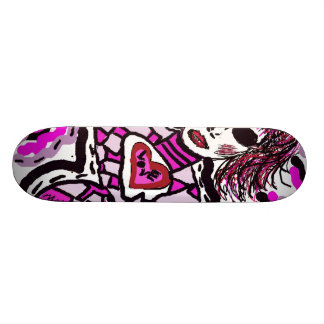 Skateboard för Zan Hanhof Animeflicka Bräda 20,5 Cm