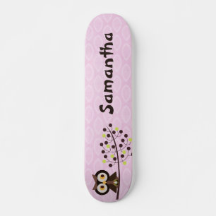 Skateboard Forest Uggla Woodland Hoot Old school Bräda 21,5 Cm