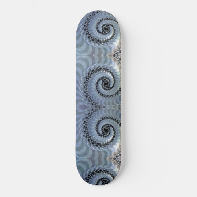 Skateboard Fractal Spiral Elegance (Framsida)